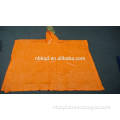 Waterproof Long Style Orange PVC Rain Coat/ Rain wear